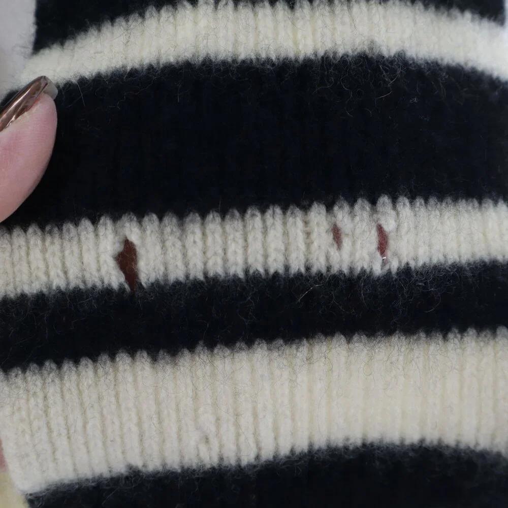 Striped Cashmere Scarf Black Academia Luxury Eclectic Grandpa Well Worn‎ Preppy
